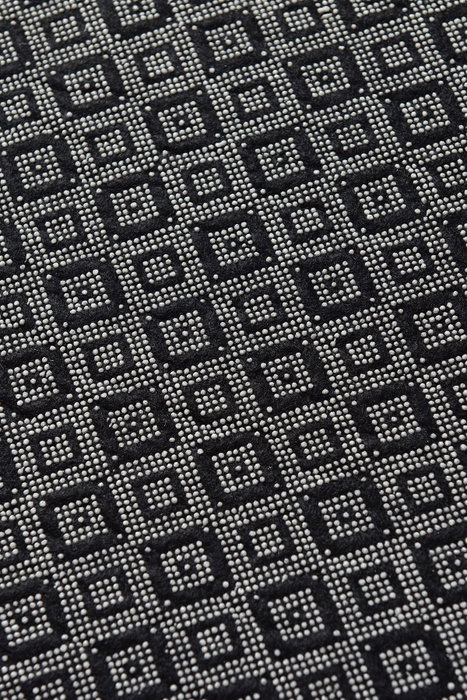 Mijölnir Juego de alfombrillas de baño premium Blanco y negro Mijölnir Juego de alfombrillas de baño premium Blanco y negro